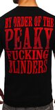 Čierne pánske tričko s aplikáciami Peaky Blinders Čierna