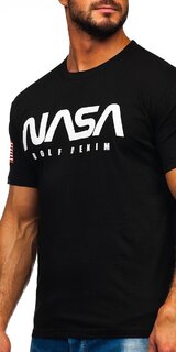 Pánske bavlnené tričko s nápisom NASA