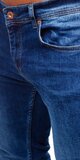 Tmavomodré pánske džínsy klasické Tmavomodrá