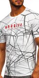 Bavlnené pánske tričko WARRIOR Biela