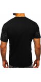 Bavlnené pánske tričko WARRIOR Čierna