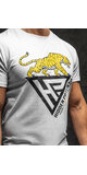 Pánske tričko s tigrom Biela