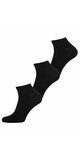 Pánske čierne ponožky 3 páry Čierna