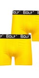 2 pack pánske boxerky BOLF Žltá