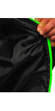 Prešívaná prechodná bunda pánska bez kapucne Čierna