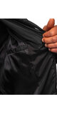 Zateplená pánska prešívaná bunda zimná Čierna