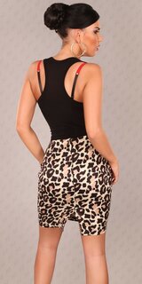 Štýlová dámska sukňa ,,pencil style,, Leopard