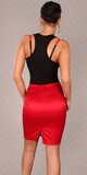 Štýlová dámska sukňa ,,pencil style,, Červená
