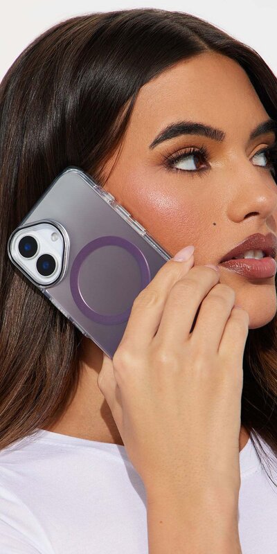 Dymový šedý kryt iPhone 16 s magnetickým krúžkom Šedá