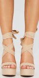 Plot Twist Heel - Natural Nude