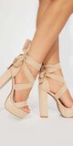 Plot Twist Heel - Natural Nude