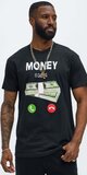 Pánske tričko s potlačou "Money is Calling"