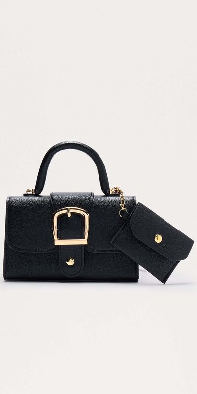 Dámska crossbody kabelka s prackou a mincovníkom