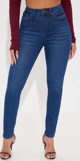 Tvarujúce tmavé skinny džínsy s elastickým efektom
