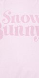 Ružový dámsky sveter s nápisom Snow Bunny