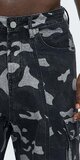 Pánske maskáčové cargo rifle s baggy strihom