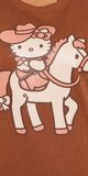 Oversized sveter s výšivkou a Hello Kitty grafikou