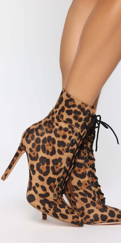 Členkové čižmičky – leopard Leopard