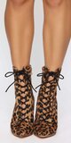 Členkové čižmičky – leopard