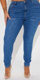 Modré skinny džínsy Amara s vysokým pásom