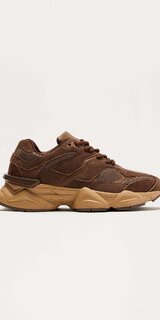 Dámske tenisky v hnedej farbe s moderným šnurovaním Hnedá