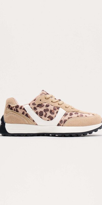 Dámske leopardie tenisky s nízkym strihom Leopard