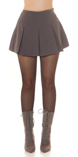 Dámske skorts s vysokým pásom a elegantnými zlatými detailmi