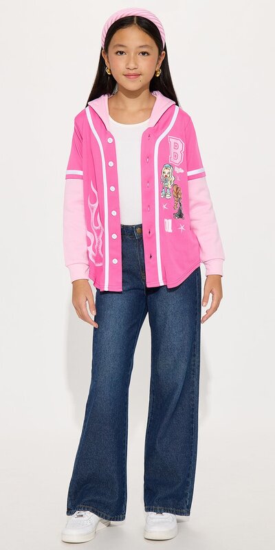 Detské ružové tričko s kapucňou