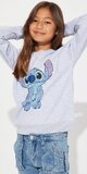 Detská sivá mikina Mini Stitch s kamienkami