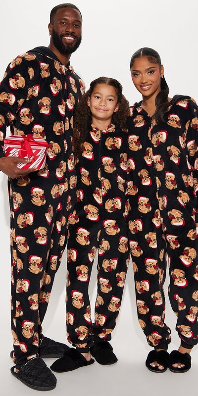 Detský plyšový overal s motívom Santa Teddy Bear