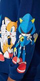Detská modrá tepláková súprava Mini Sonic s výšivkou