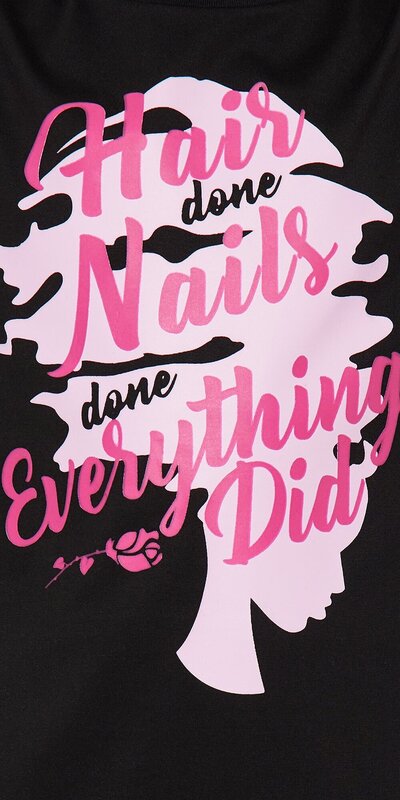 Dvojdielny set s tričkom a cargo kraťasmi s potlačou v čiernej farbe