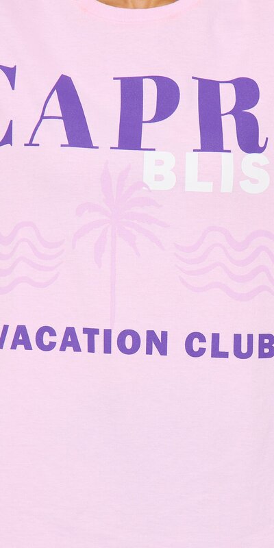 Oversize tričko s potlačou a vintage efektom v ružovej farbe