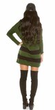 Oversize sveter s kapucňou Zelená