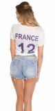Worldcup tričko FRANCE Biela