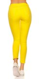 Farebné dámske nohavice Žltá
