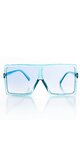 Farebné obdĺžnikové okuliare na leto Modrá