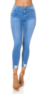 PERFECT FIT džínsy Modrá