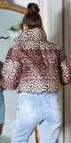 Leopardia nylonová bunda dámska Leopard