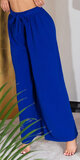 MUST HAVE látkové nohavice s vysokým pásom Kráľovská modrá