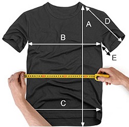 Ako správne merať pánske tričko